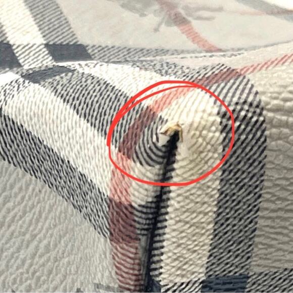 VINTAGE - BURBERRY Lorne Haymarket black Check shoulder bag - Made in England - Picture 13 of 16